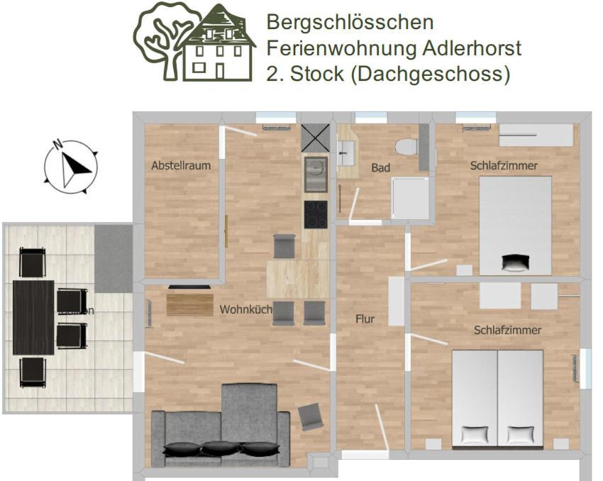 Bergschloesschen Edersee Waldeck  Dış mekan fotoğraf