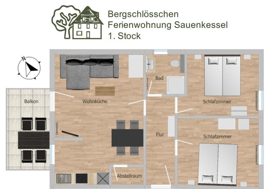 Bergschloesschen Edersee Waldeck  Dış mekan fotoğraf